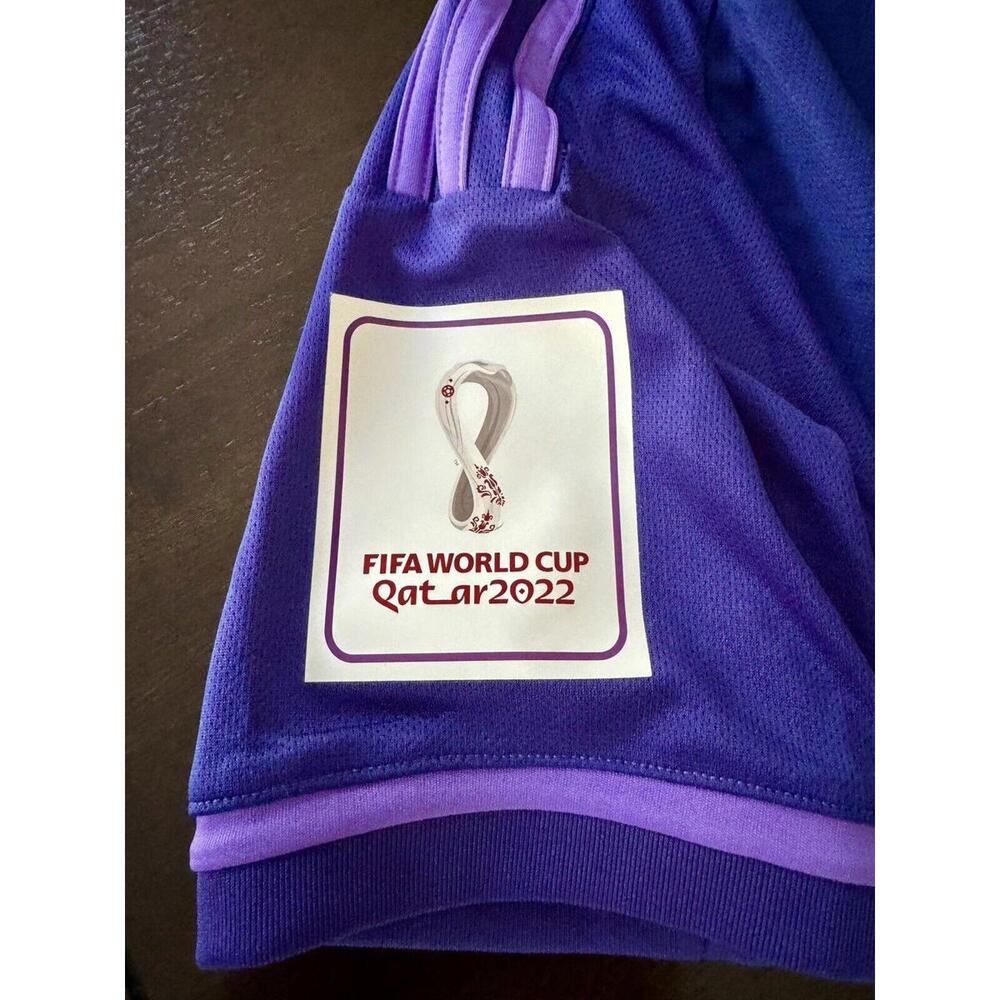 Authentic Adidas Argentina Away Jersey Lionel Messi #10 XL Qatar 2022  HB9220 - Picture 8 of 8